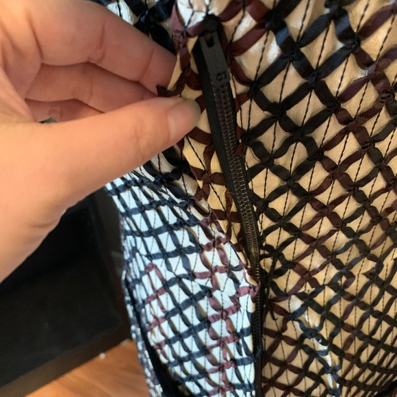 Vintage 1950’s Brown Waffle-Style Dress - Picture 7 of 11